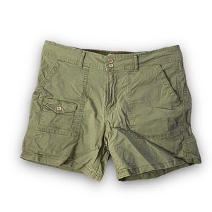Green Cargo Shorts